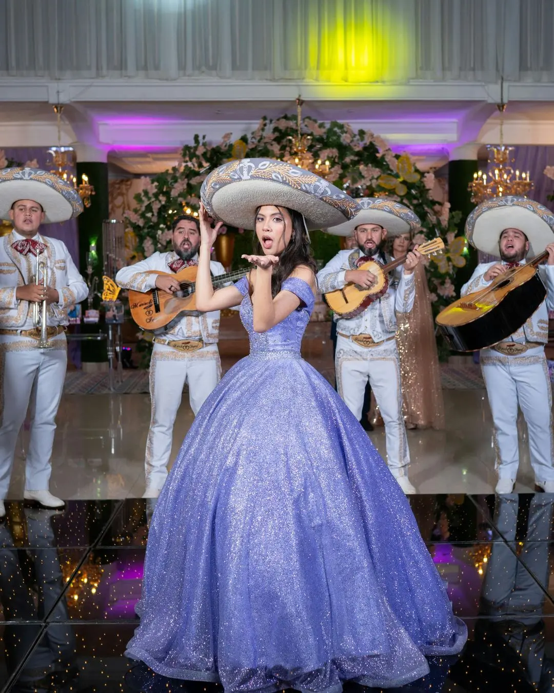 Guests enjoying a lively entertainment program